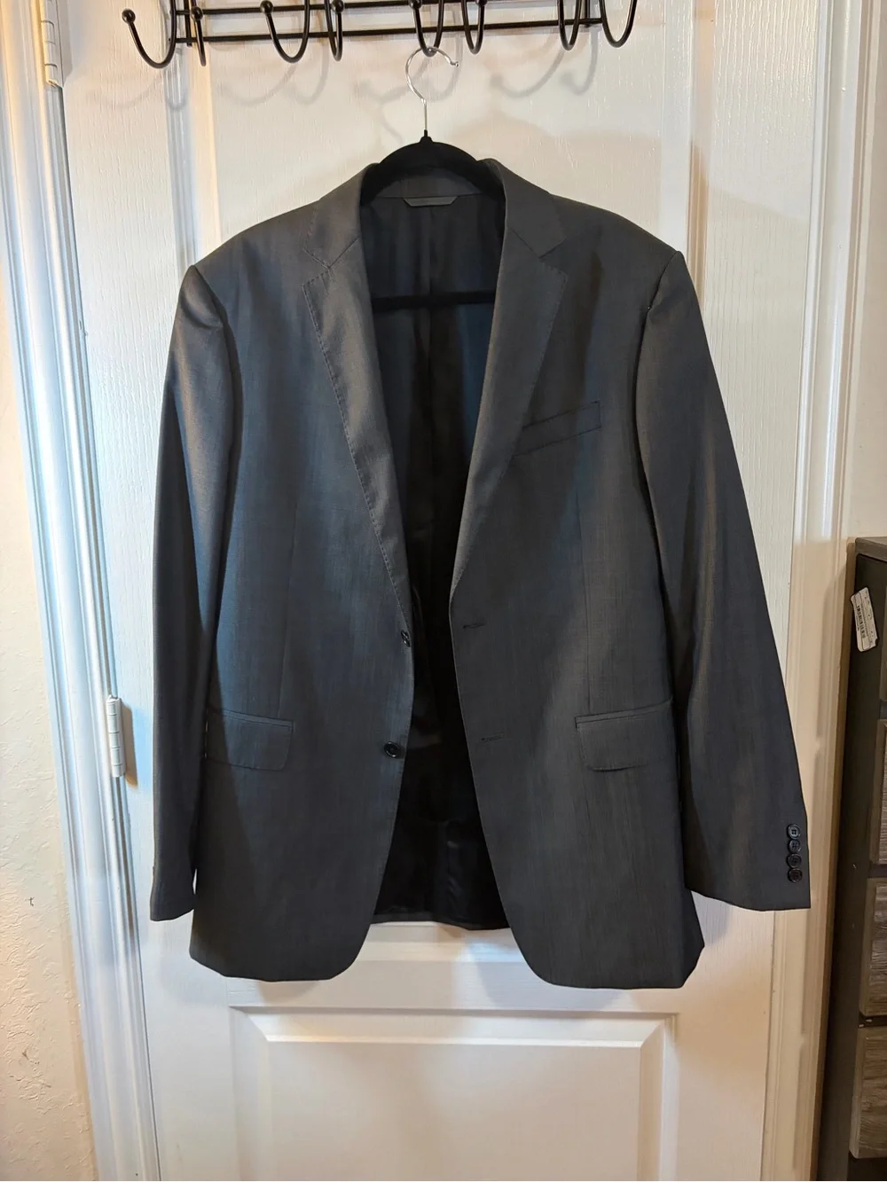 John Varvatos Men's Charcoal Gray Sport Coat Blazer